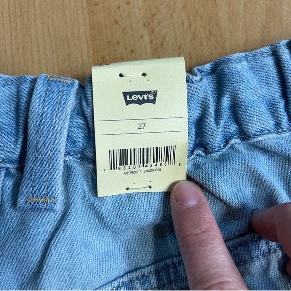 NWT Levi's Luxury Trip Short in Light Wash Linen Cotton Lightweight 27 - Picture 13 of 16